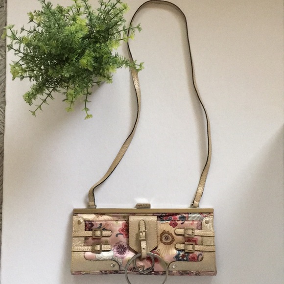 Guess Handbags - GUESS floral clutch with shoulder strap